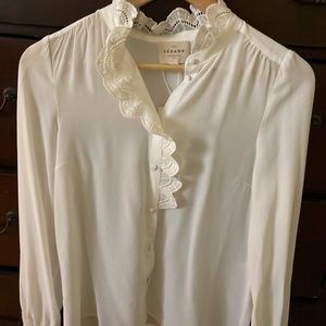 NWT Sezane Chloe blouse